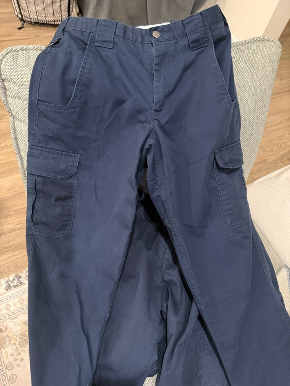 Men's Navy Cargo Pants - Classic Utility Style ( price for all 7 )